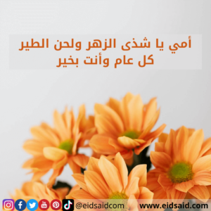Read more about the article أمي يا شذى الزهر ولحن الطير كل عام وأنت بخير – تهنئة عيد الأم – www.eidsaid.com – عيد سعيد
